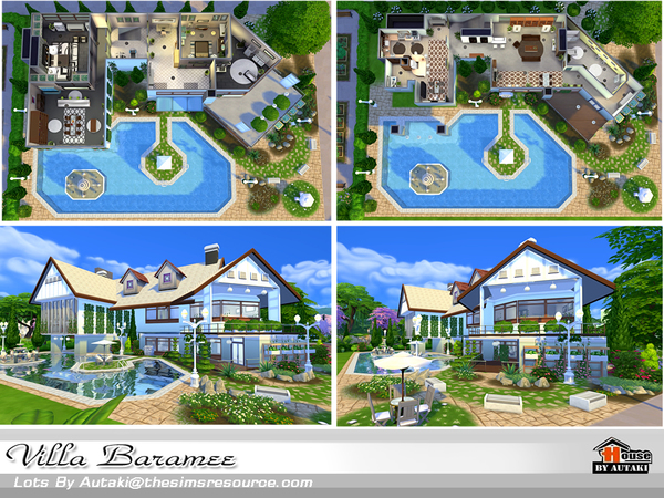 Sims 4 Villa Baramee by autaki at TSR