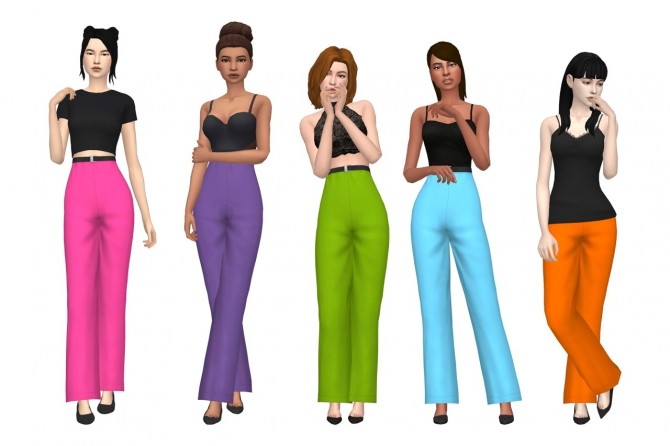 Sims 4 Leeleesims1s separated CL pants at Deeliteful Simmer
