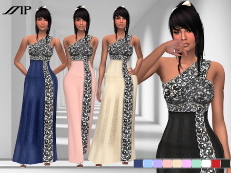 MP Lace Trim Night Gown at BTB Sims – MartyP
