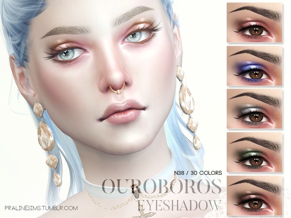 Sims 4 Ouroboros Eyeshadow N38 by Pralinesims at TSR