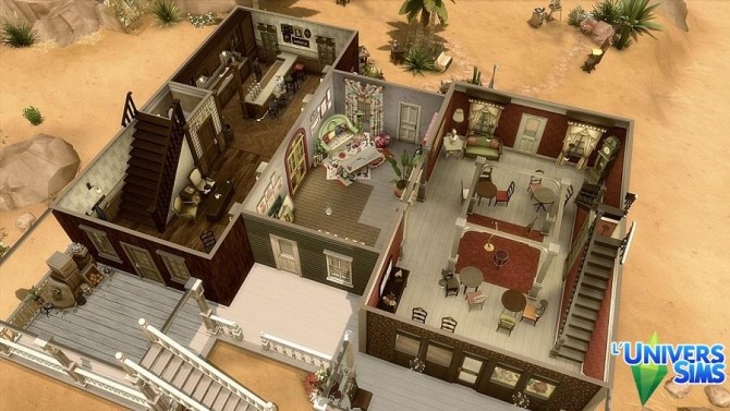 Sims 4 Bonanza bar by MatSims Créa at L’UniverSims