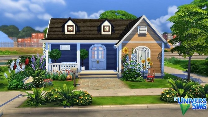 Sims 4 Georgina starter house by MatSims Créa at L’UniverSims