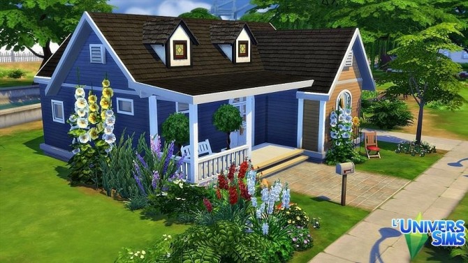 Sims 4 Georgina starter house by MatSims Créa at L’UniverSims