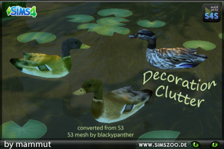 Duck conversion by Mammut at Blacky’s Sims Zoo