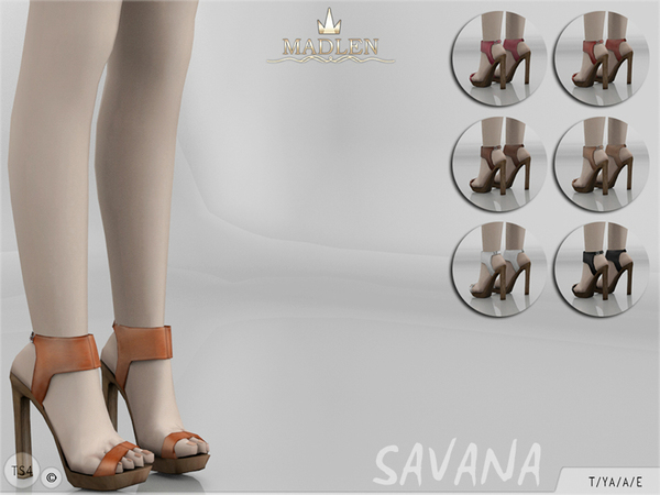 Sims 4 Madlen Savana Shoes by MJ95 at TSR