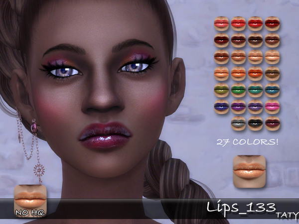 Sims 4 Lips 133 by tatygagg at TSR