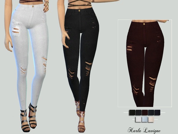 Sims 4 Alice Jeans by Karla Lavigne at TSR