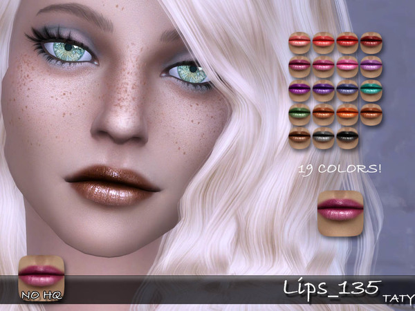 Sims 4 Lips 135 by tatygagg at TSR