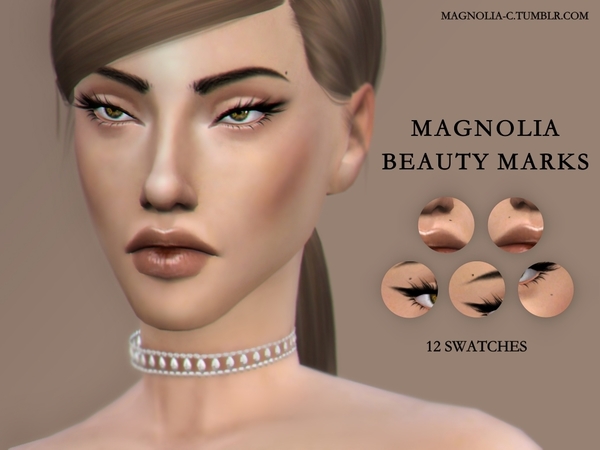 Sims 4 Beauty Marks by magnolia c at TSR