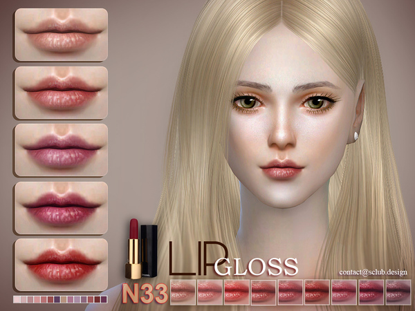 Sims 4 Lipstick 33 by S Club WM at TSR