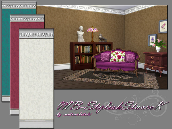 Sims 4 MB Stylish Stucco K Set by matomibotaki at TSR