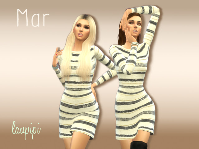 Sims 4 Mar dresses at Laupipi