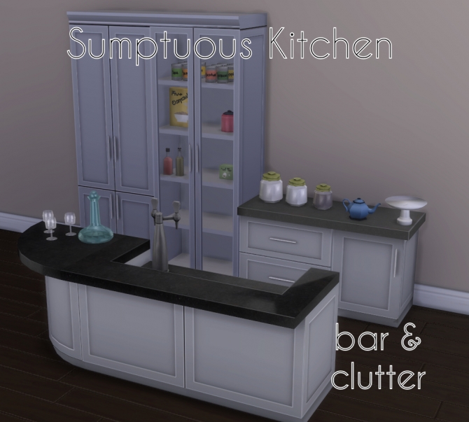 Sumptuous Kitchen Add Ons by Madhox at Mod The Sims » Sims 4 Updates
