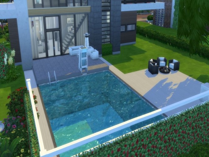 Sims 4 Modern House at ChiLLis Sims