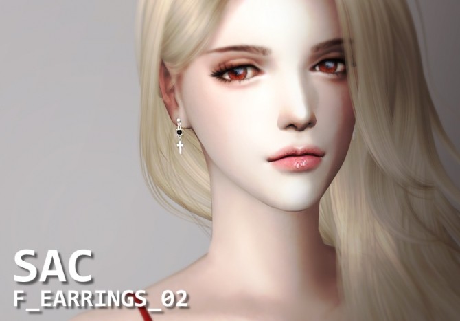 Sims 4 Earrings 02 at SAC