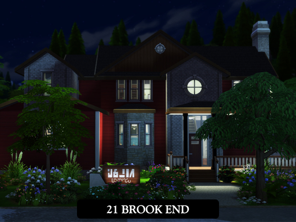 Sims 4 21 Brook End house by juniorferbelles at TSR