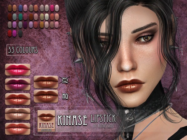 Sims 4 Kinase Lipstick by RemusSirion at TSR