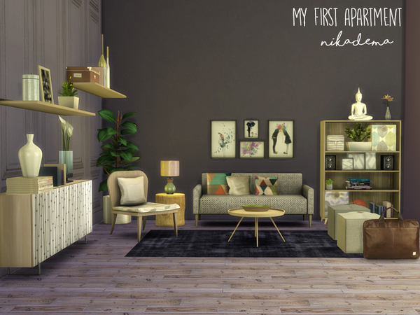 Sims 4 My First Apartment set by Nikadema at TSR