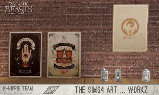 Sims 4 10 Fantastic Artworks and Where to Find Them set 1 at K hippie