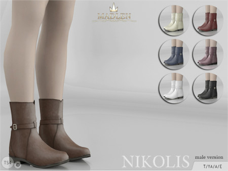 Madlen Nikolis Boots male by MJ95 at TSR » Sims 4 Updates