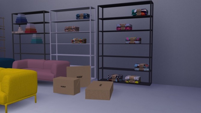 Sims 4 Hay Shop Set 40 objects at Meinkatz Creations