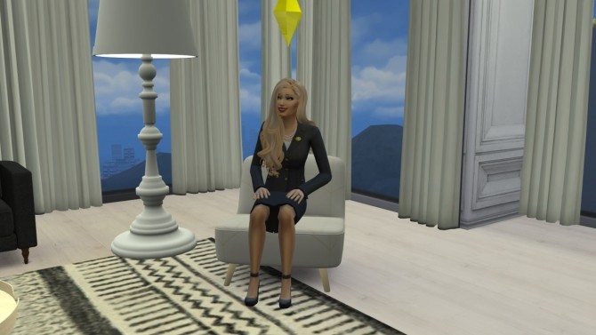 Sims 4 Cocktail Chair (Pay) + Smoke Chandelier (Free) at Meinkatz Creations