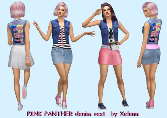 Sims 4 Pink Panther & Wild cats set at Xelenn