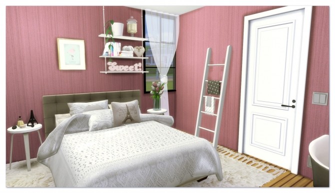 Pink Bedroom II at Dinha Gamer » Sims 4 Updates