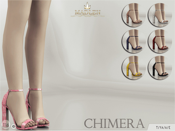 Sims 4 Madlen Chimera Shoes by MJ95 at TSR