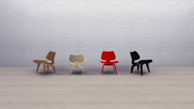 Sims 4 Plywood Lounge Chair LCW (Free) at Meinkatz Creations