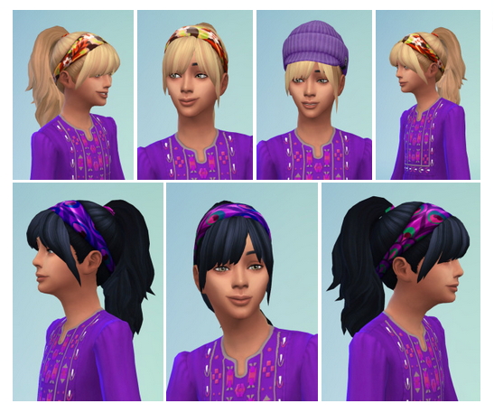 Sims 4 Little Naomi Hair at Birksches Sims Blog