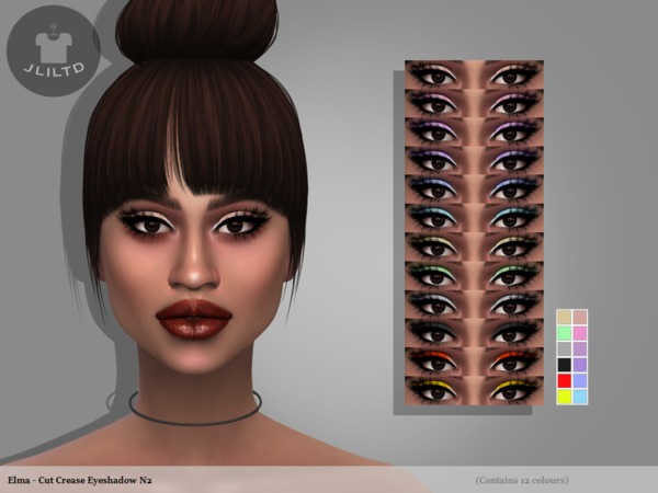 Sims 4 Elma Cut Crease Eyeshadow N2 by jliltd at TSR
