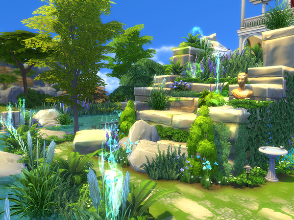 Sims 4 Gaias Nature Temple by popinette113 at TSR