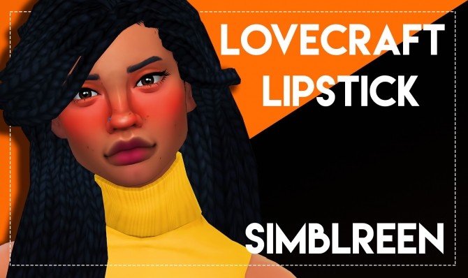 Sims 4 Lovecraft Lipstick Simblreen Treat by Weepingsimmer at SimsWorkshop