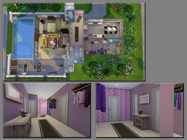 Sims 4 MB Well Bordered house by matomibotaki at TSR