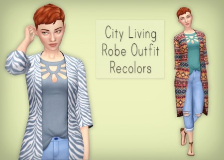 City Living coat recolors at Simsrocuted