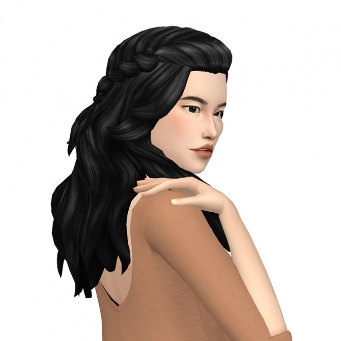 Sims 4 Simple Simmer‘s Isabelle hair recolors at Deeliteful Simmer