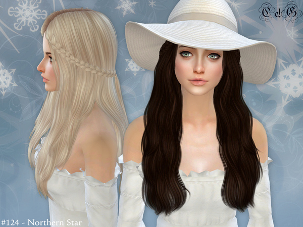 Sims 4 Northern Star Conversion Hairstyle by Cazy at TSR