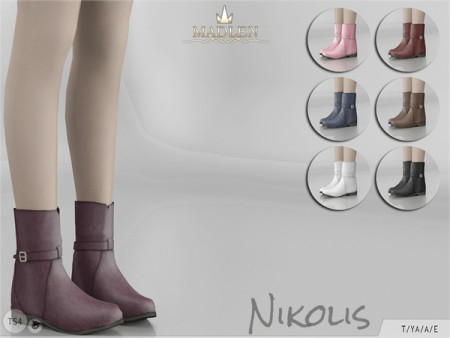 Madlen Nikolis Boots by MJ95 at TSR » Sims 4 Updates
