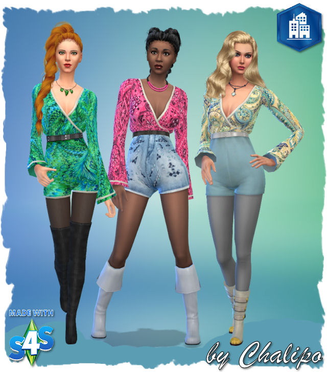 Sims 4 City Overall by Chalipo at All 4 Sims