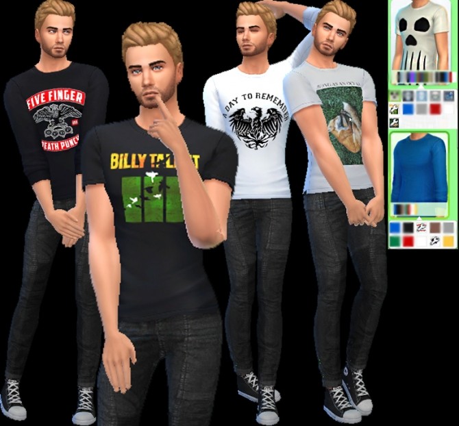 Sims 4 Bandshirts at Aurimon