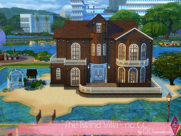 Sims 4 The Island Villa by ddcreations at TSR