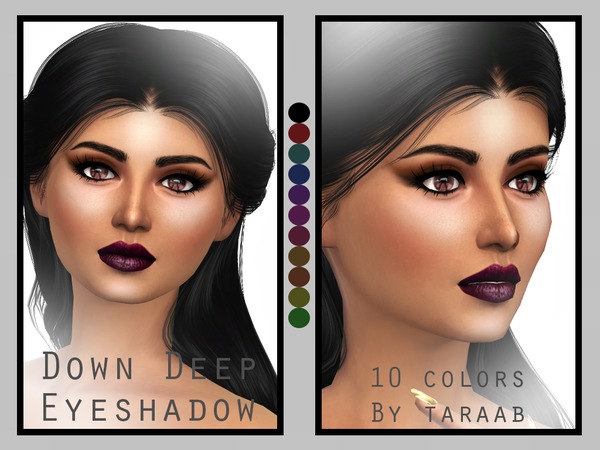 Sims 4 Down Deep Eyeshadow by taraab at TSR