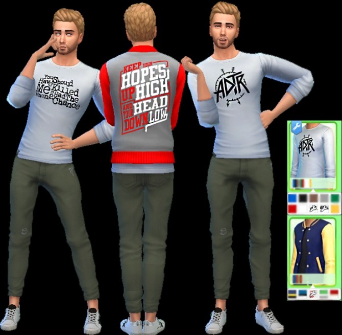 Sims 4 A Day To Remember Merch top at AuriSims