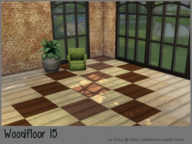 Sims 4 Woodfloor 15 at ChiLLis Sims