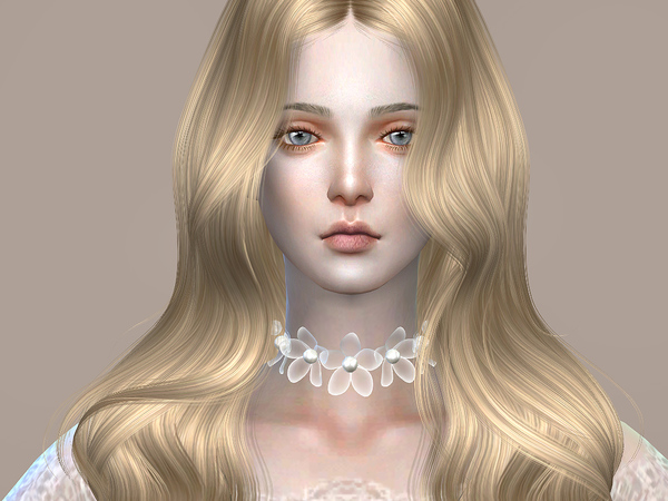 Sims 4 Flowers collar 10 by S Club LL at TSR