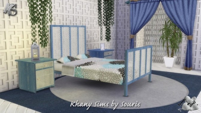 Sims 4 Bedroom LISE by Souris at Khany Sims
