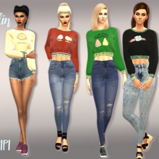 SET 055 - Skirt by Camuflaje at TSR » Sims 4 Updates