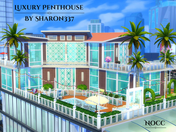Sims 4 Luxury Penthouse by sharon337 at TSR