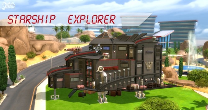 Sims 4 Starship Explorer (Aliens Ship) by popinette113 at Mod The Sims